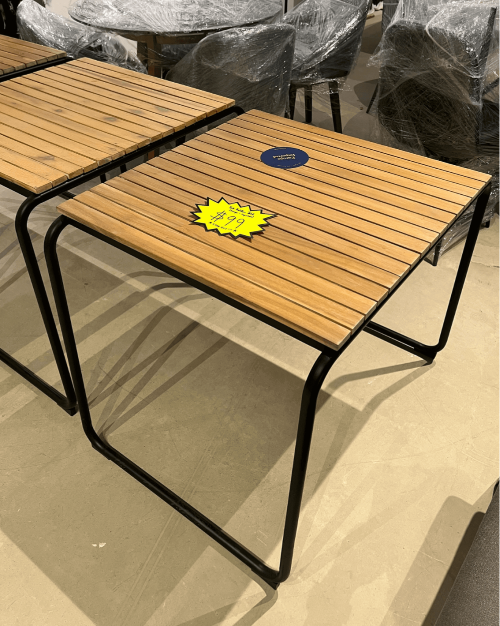 AS-IS | York Outdoor Table | Euro-imported