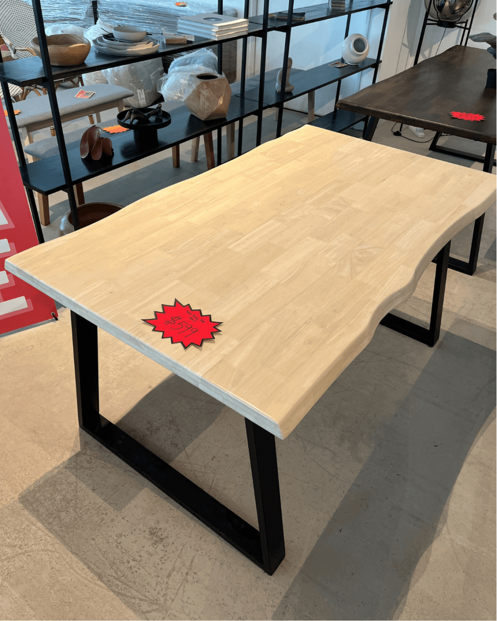 AS-IS | Nash Dining Table in Natural | 1.5m