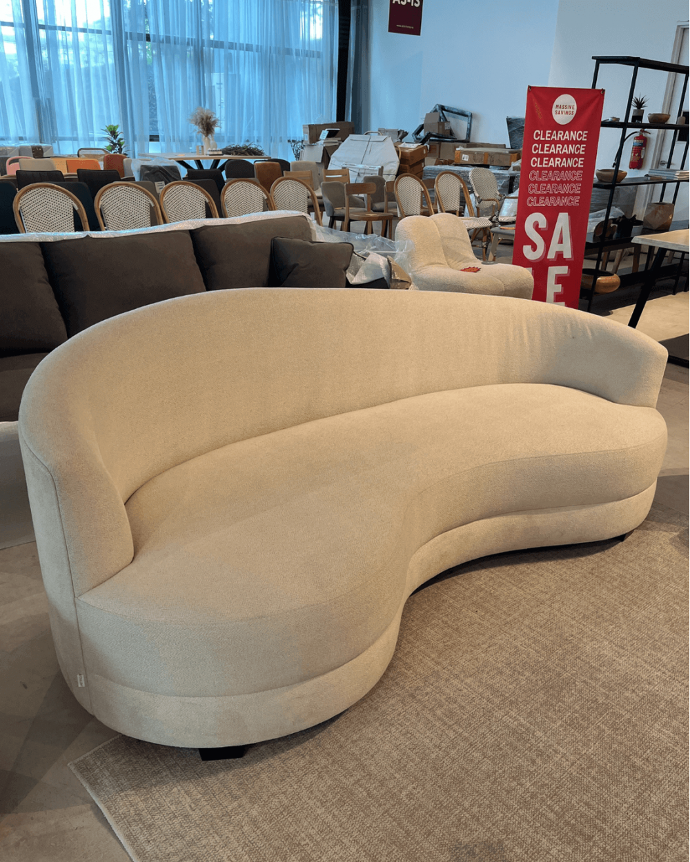 AS-IS | Oguri Curvy Sofa