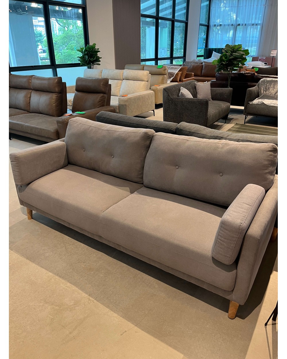 AS-IS | MYKO Sofa 3 Seater | Cloudy Gray