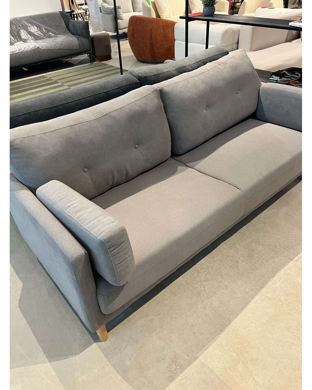AS-IS | MYKO Sofa 3 Seater | Cloudy Gray